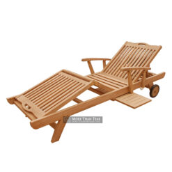 Wholesale Teak Laguna Lounger with Arm From Indonesian Manufacturer