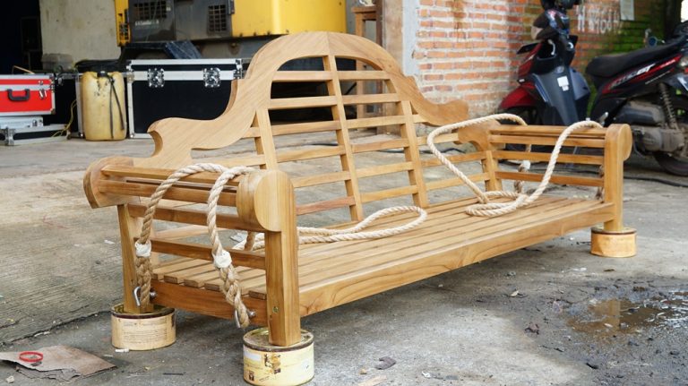 teak bench custom
